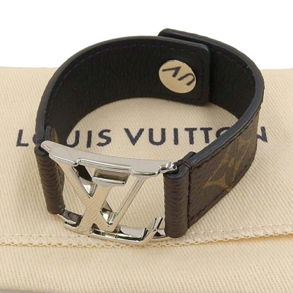 LOUIS VUITTON Brown Monogram Charm Bracelet